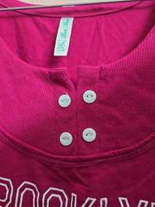 Pink Brooklyn "1975" Graphic T-Shirt
