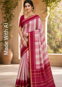Kolkata Tant ki Saree (without blouse)