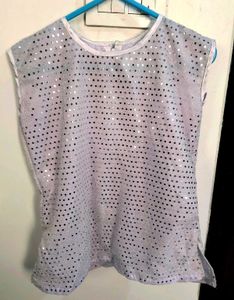 Sparkling Sequin Top + Dhoti style Pants DANCE