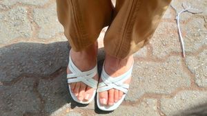 White Summer Flats