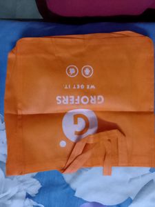 Orange Vintage Cloth Bags