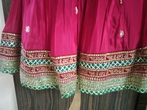 Elegant Pink Ethnic Skirt