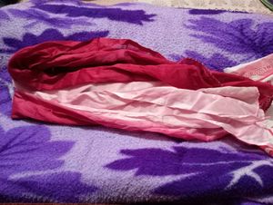 Pink Striped Dupatta