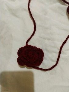 Handmade Rose Choker Necklace