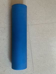 Blue textured foam roller