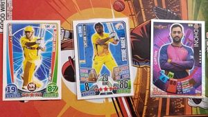 CRICKET ATTAX MS DHONI COMBO(MINT)