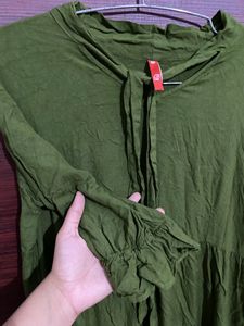 Green maxi Dress In L Size ,New One,Final Price ❤️
