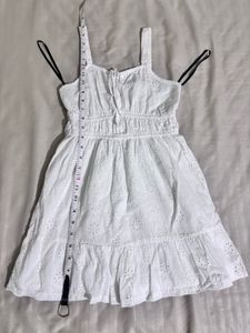 White Sundress with Eyelet Detail