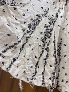 Mini boho cotton skirt