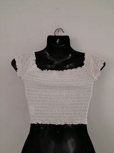 Off White Crop Top (Women's)