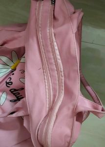 Cute Pink Daisy "Nice Day" Tote Bag