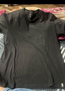 Jockey Plain Men's Black T-Shirt XL Size