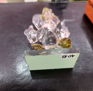 Crystal Ganesh Idol Double-sided