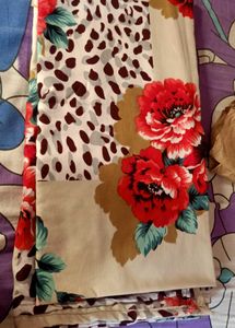 Floral Bedsheet without pillow cover