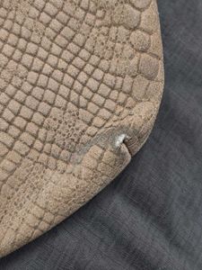Vintage Italian Reptile-Pattern Crossbody Bag