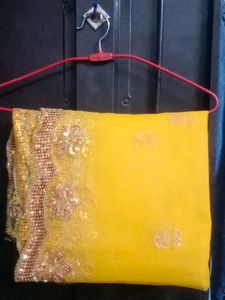 Yellow Ethnic garara Firock With Dupatta