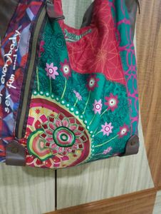 Desigual Colorful Patchwork Shoulder Bag
