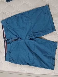 Blue Casual Shorts