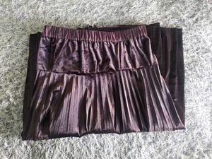 Pleated Midi Skirt