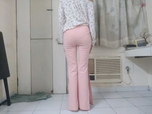 Pink Flare Pants