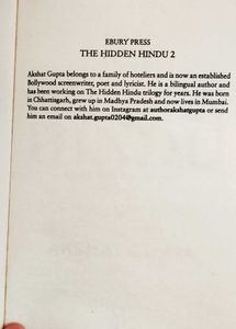 The Hidden Hindu: Book 1 And 2