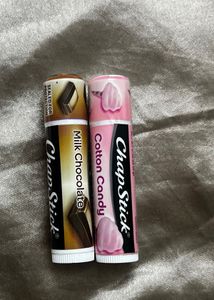 Chapstick Lip Balm Duo - Milk Chocolate & Cotton C