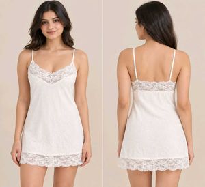 Lace Trim Babydoll Nightie