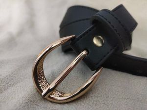 Stylish Black Belt - Women