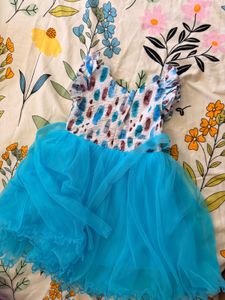 Stunning Blue Tulle Dress