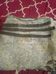 Elegant Saree with Embellished Border