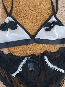 Sheer Bra &amp; Panty Set