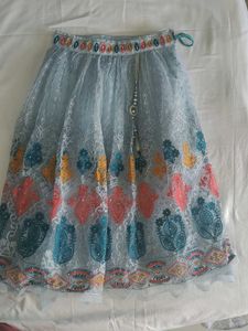 Embellished Ethnic Blue Lehenga Choli