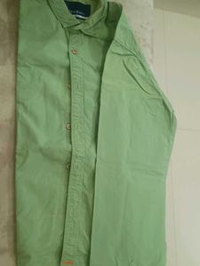 Men's Light Green Casual Shirt