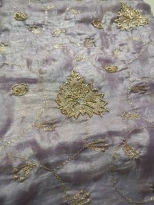 beautiful Lilac suit with cutdana handwork
