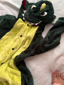 Green Dinosaur Onesie Pajamas(one size )