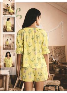 Cath Kidston Yellow Short Pyjama Set