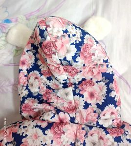 Floral Padded Jacket For Kids