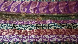 New Half Exquisite Brocade Net fancy Saree