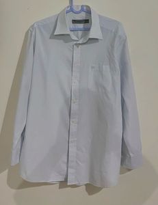 Men's Classic Blue Dress Shirt