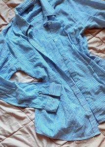 Blue Striped Women’s Casual Shirt