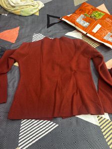 Red  sweater