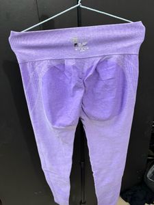 savana Purple Seamless Workout Leggings