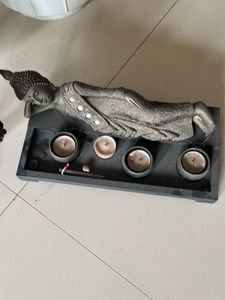 Reclining Buddha Candle Holder