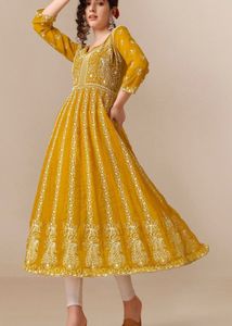 Chikankari Georgette Anarkali Kurta