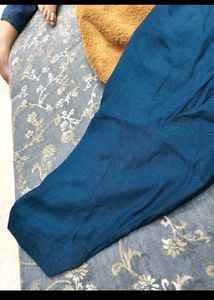 Elegant Teal Embellished Kurta Set