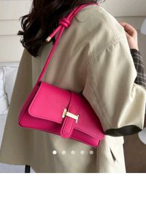 Chic Hot Pink Shoulder Bag