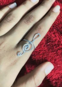 Music Note Wire Ring