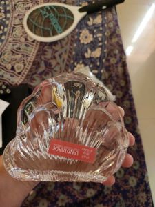 New Unique Clear Glass Ganpati Idol