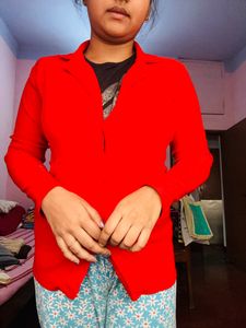 WOMEN WINTER RED COAT/BLAZER FOR