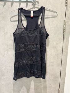 Black Embellished Tank Top🌸🌸